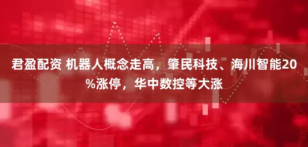 君盈配资 机器人概念走高，肇民科技、海川智能20%涨停，华中数控等大涨
